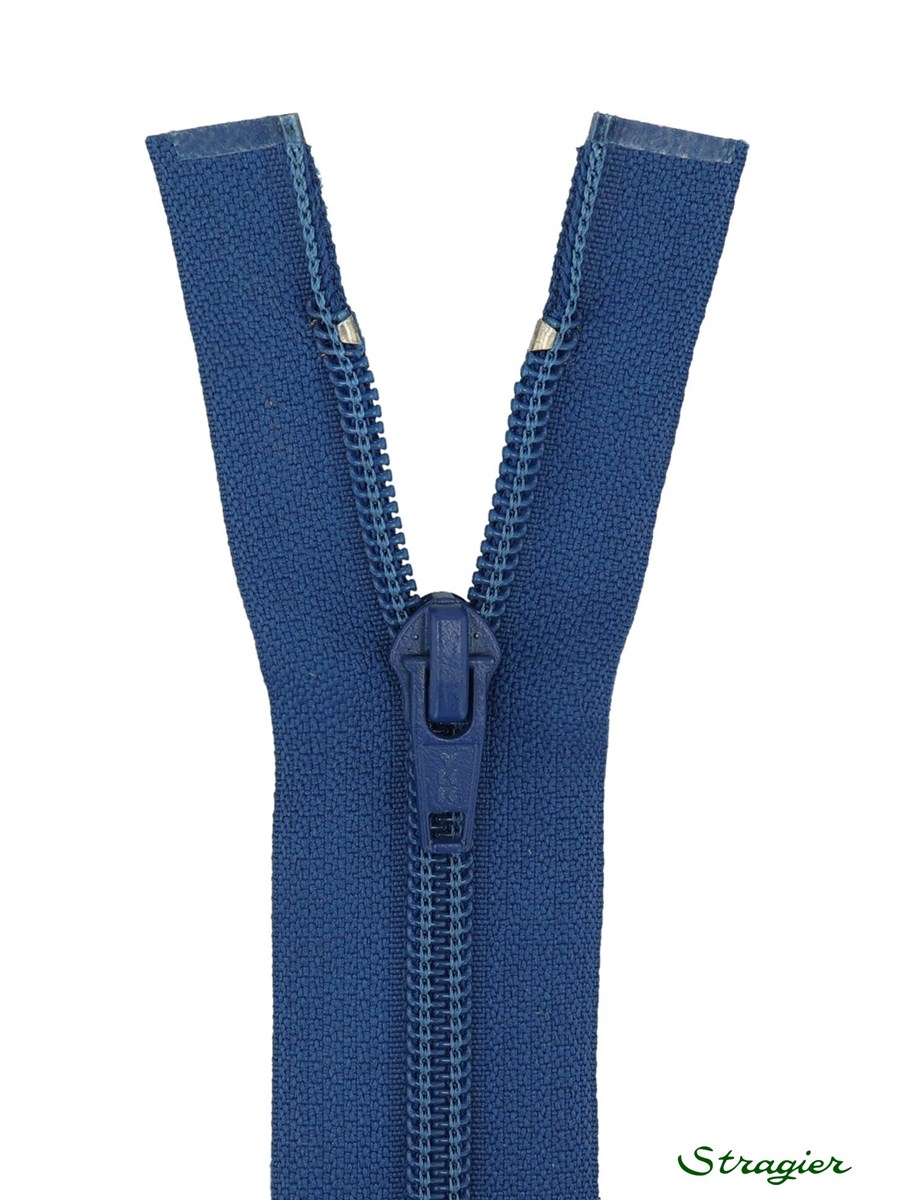 Spiral Zip - 6mm - Open End - Indigo - 80 cm