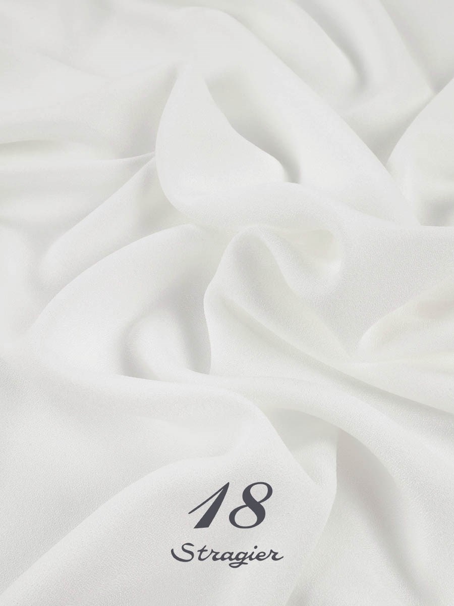 Crêpe Viscose Soft - uni - Ivoire clair Stragier