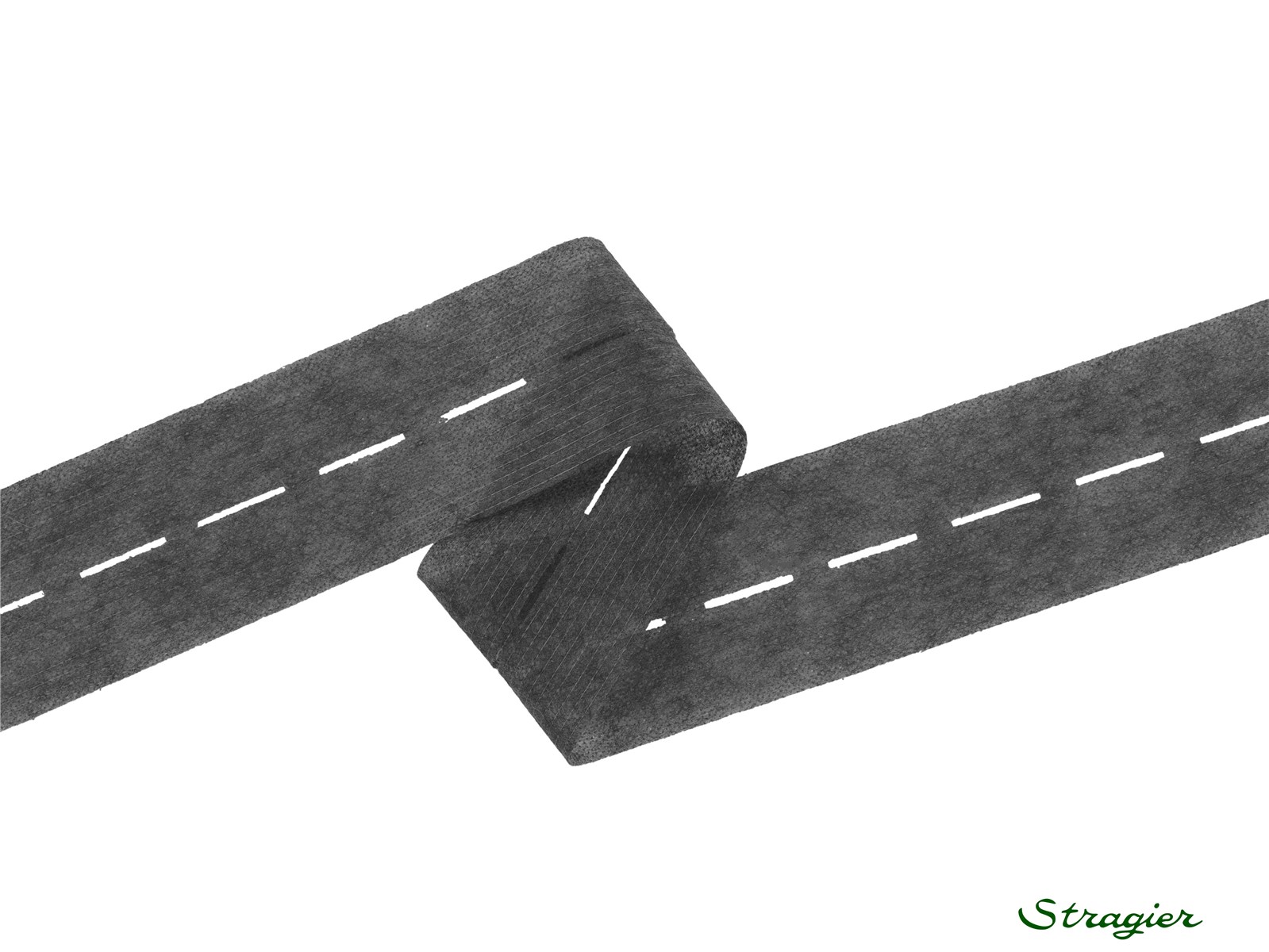 Perfobande Léger - Uni - Noir - 30-30 mm