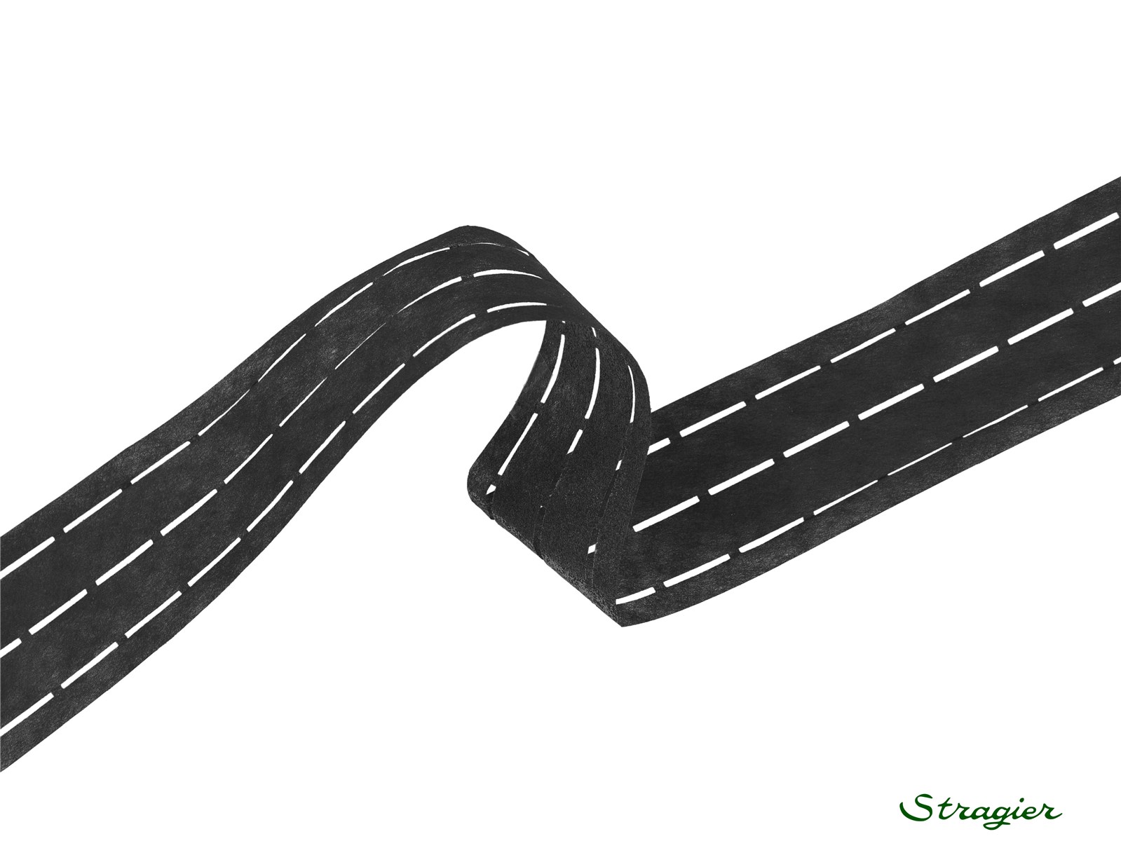 Waist-Shaper - heavy - Plain - Noir - 10-20-20-10 mm