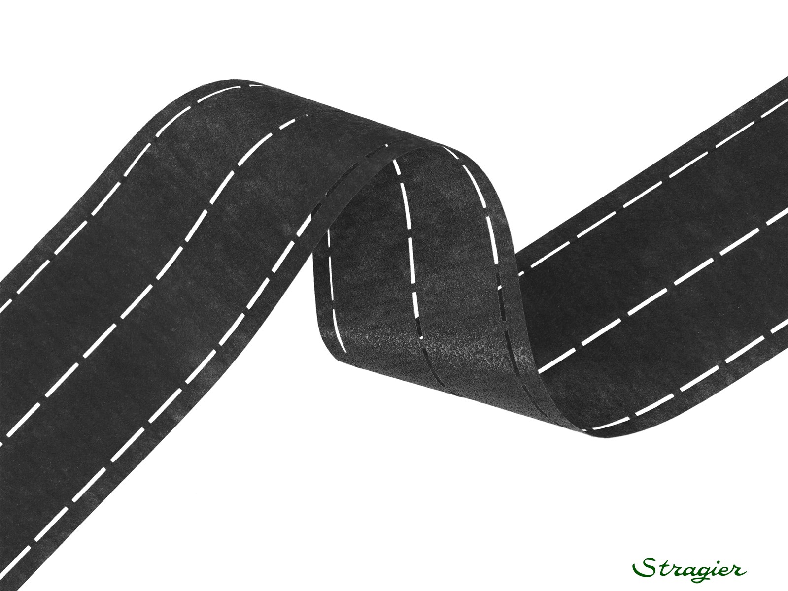 Waist-Shaper - heavy - Plain - Noir - 10-40-40-10 mm