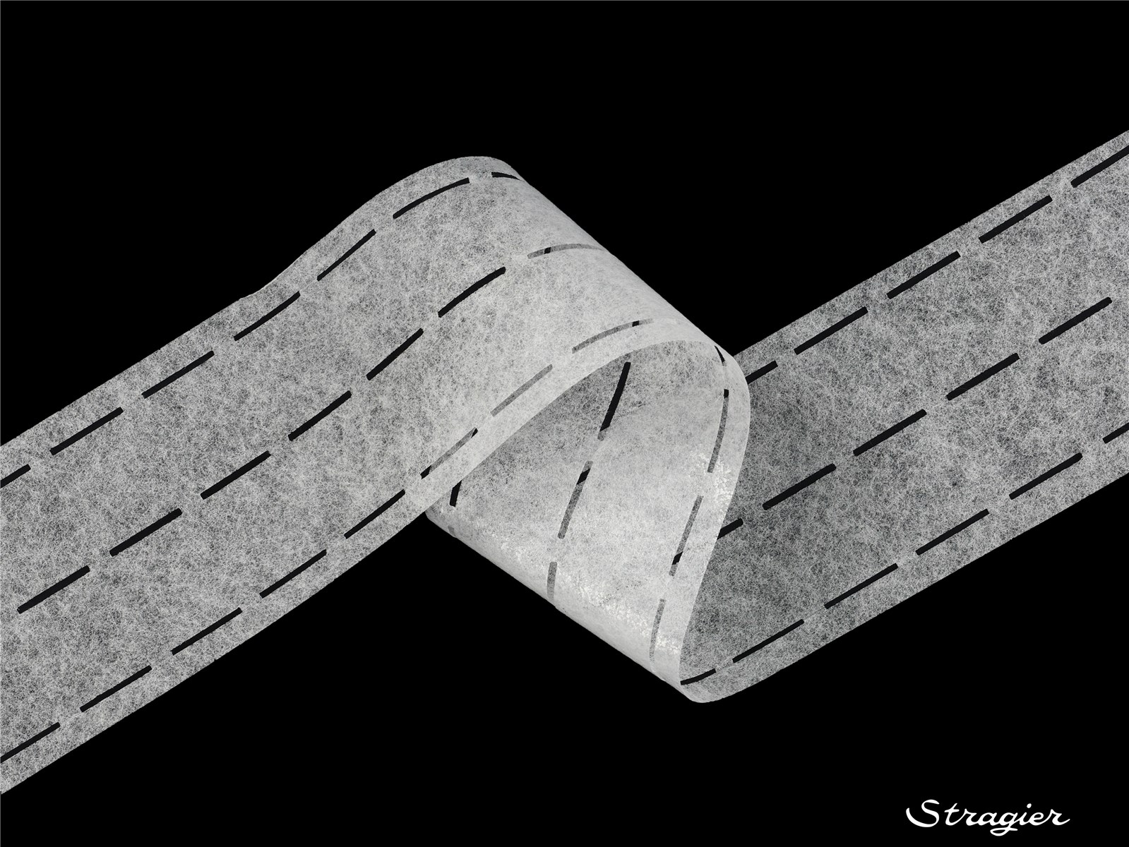 Perfobande Soutenu - Uni - Blanc - 10-35-35-10 mm