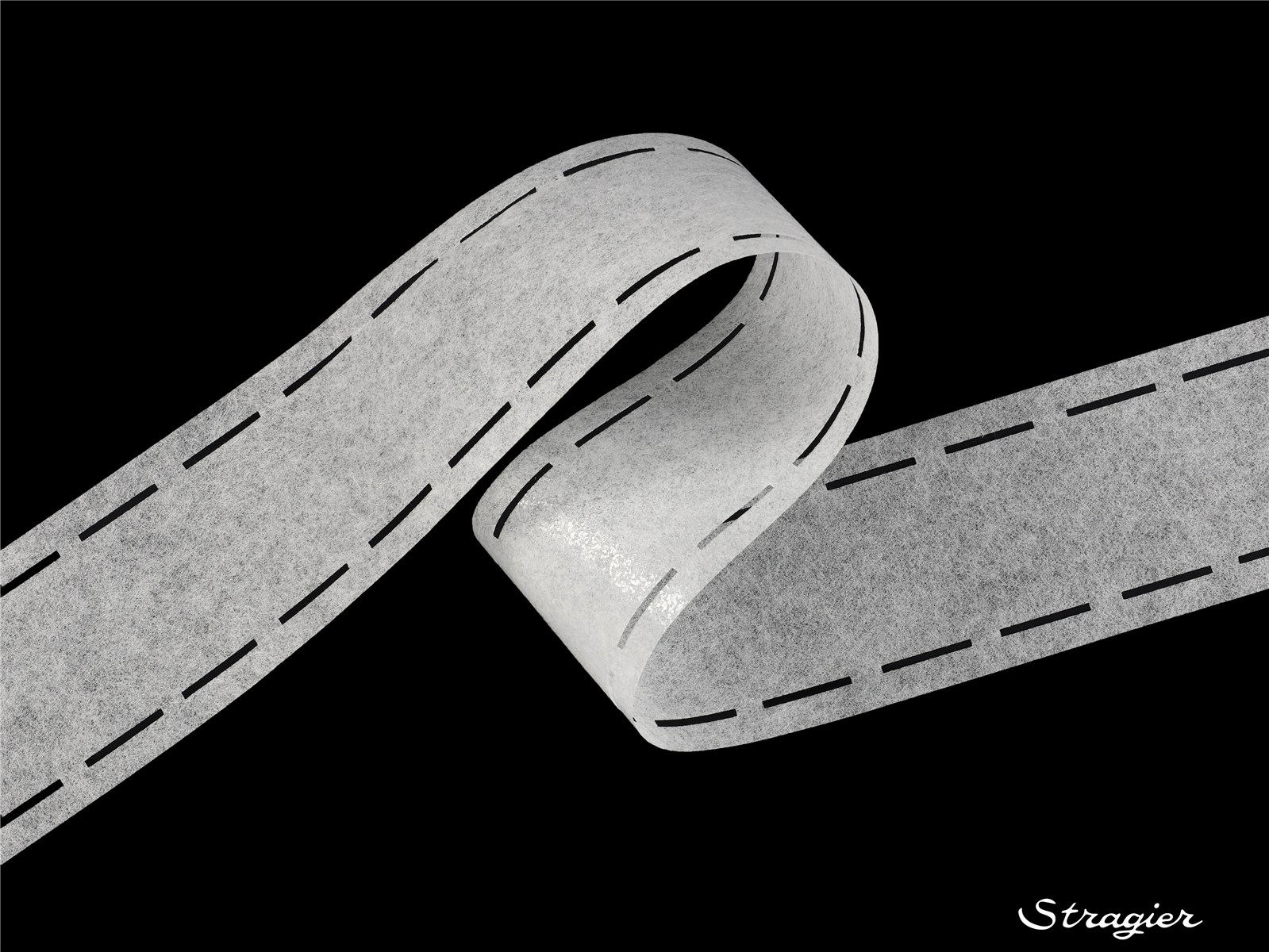 Perfobande Soutenu - Uni - Blanc - 10-50-10 mm