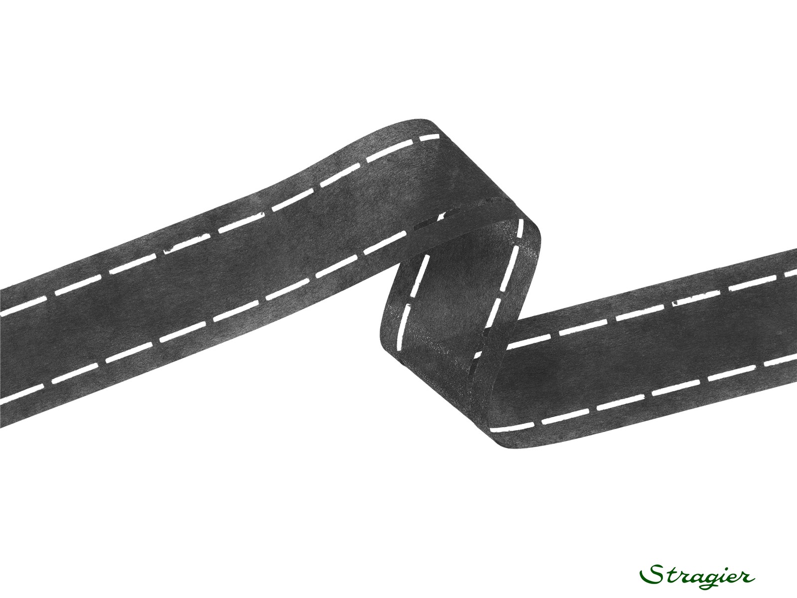 Perfobande Léger - Uni - Noir - 10-35-10 mm