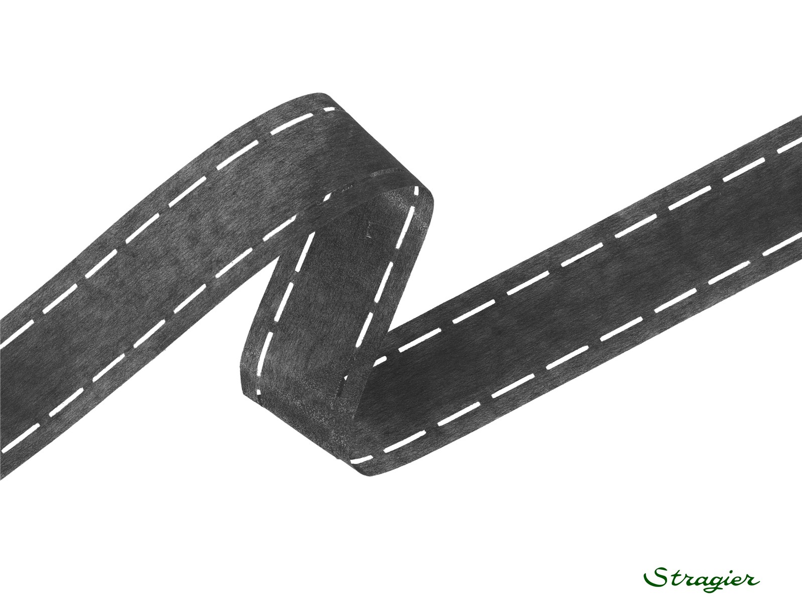 Waist-Shaper - heavy - Plain - Noir - 10-35-10 mm