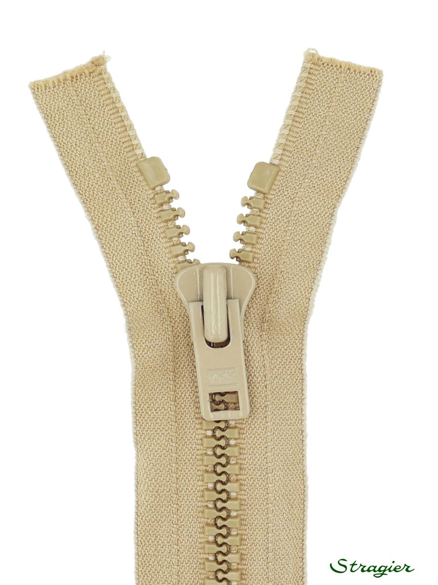 Zip - maille moulée 8mm - Séparable - Sable blanc - 50 cm