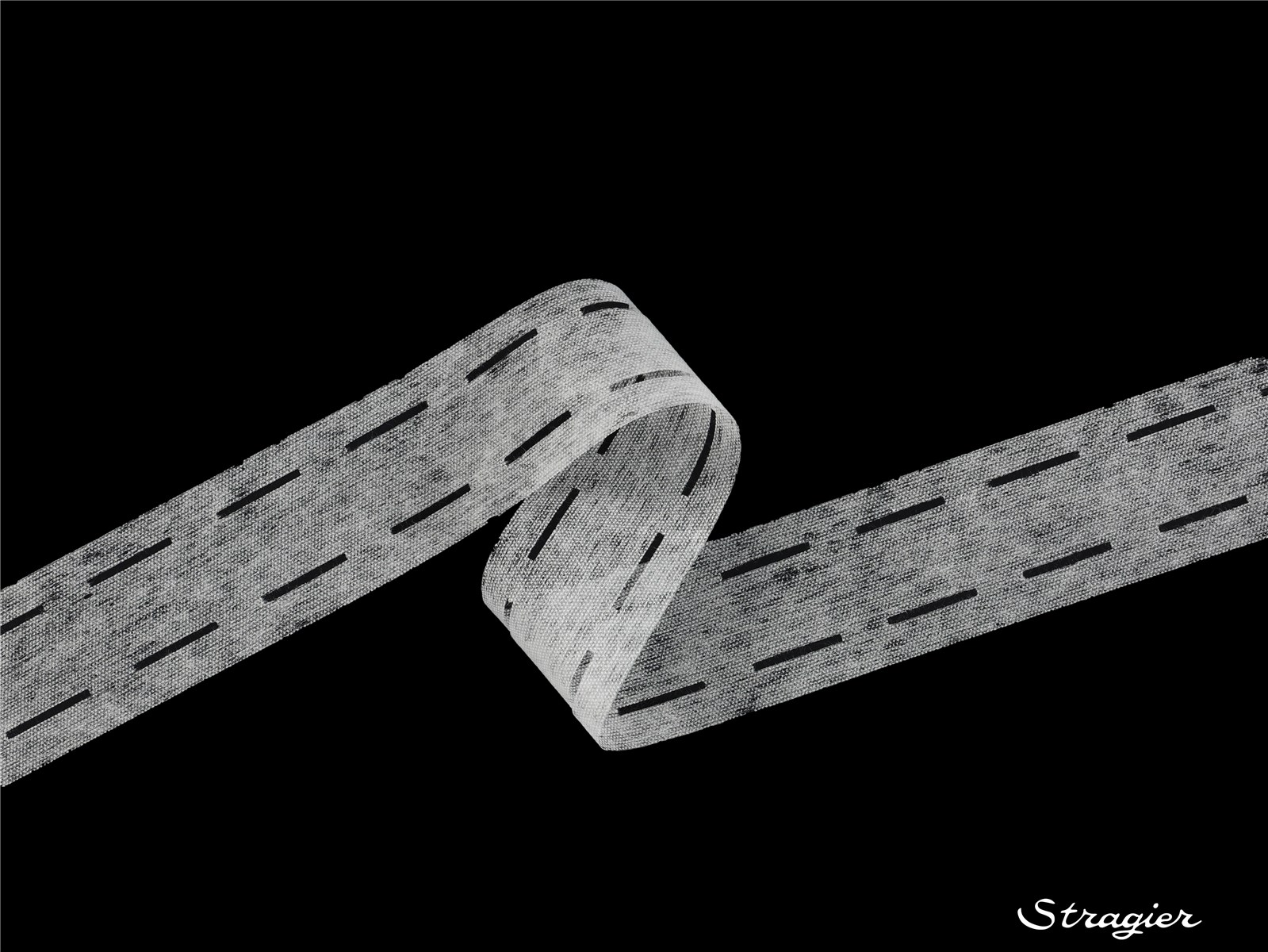 Perfobande Léger - Uni - Blanc - 10-25-10 mm