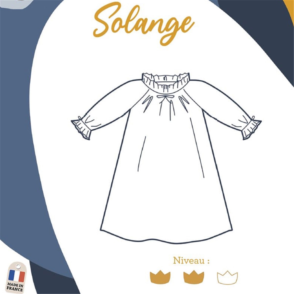 Patron l'Enfant Roi - Solange -  - 2 à 12 ans 