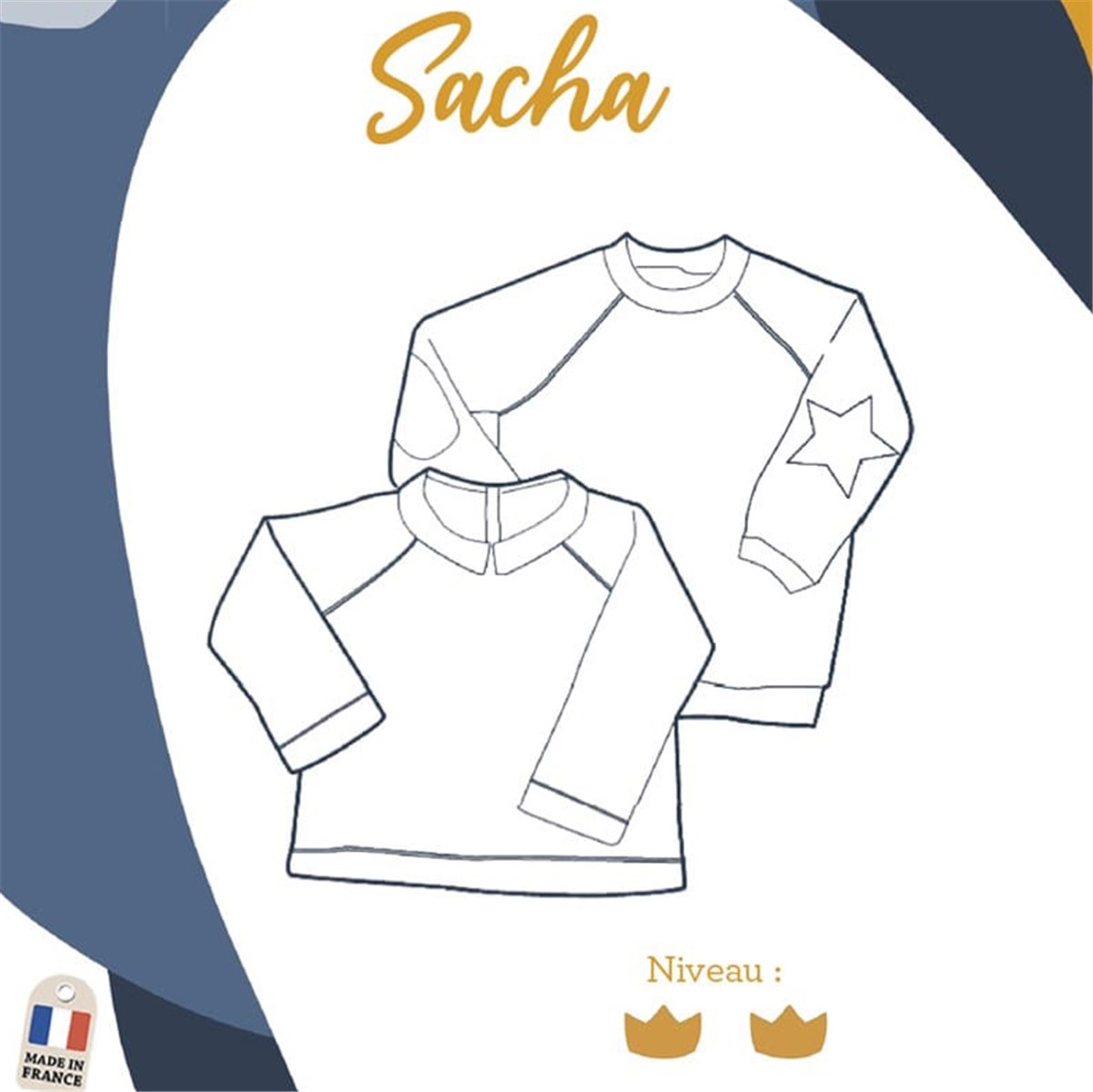 Patron l'Enfant Roi - Sacha -  - 2 à 14 ans 