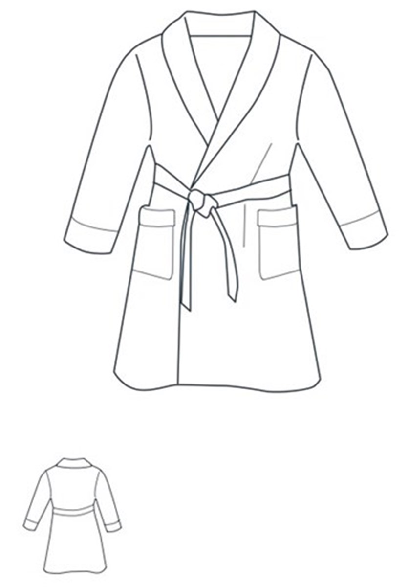 Patron l'Enfant Roi - Robe de Chambre Paul - - 2 à 12 ans