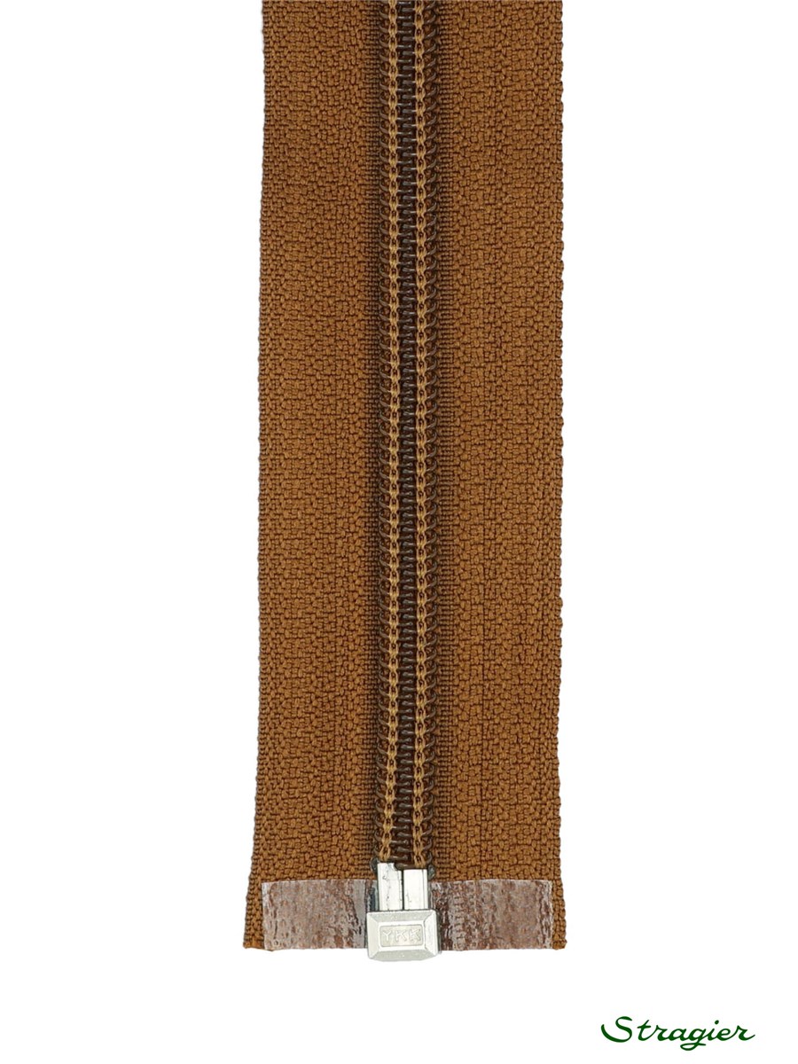 Spiral Zip - 6mm - Open End - Canelle - 80 cm