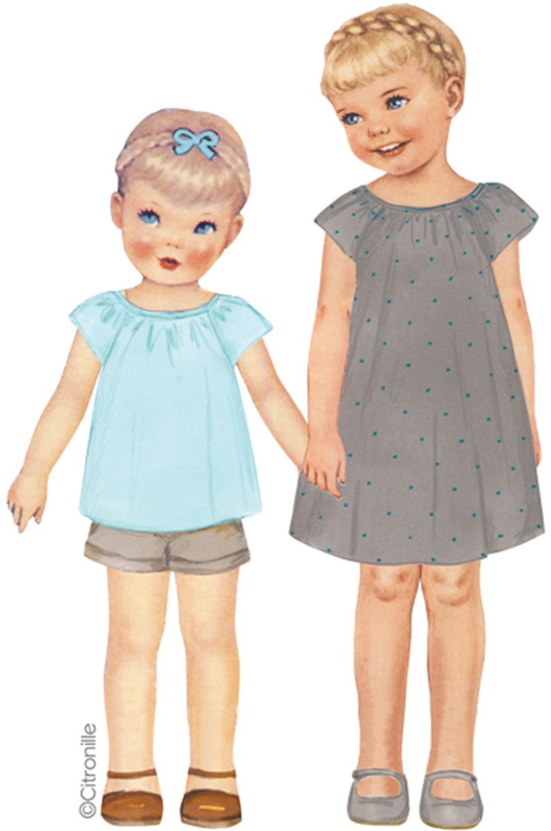 Patron Citronille - Marie Fille - - 2 ans à 8 ans