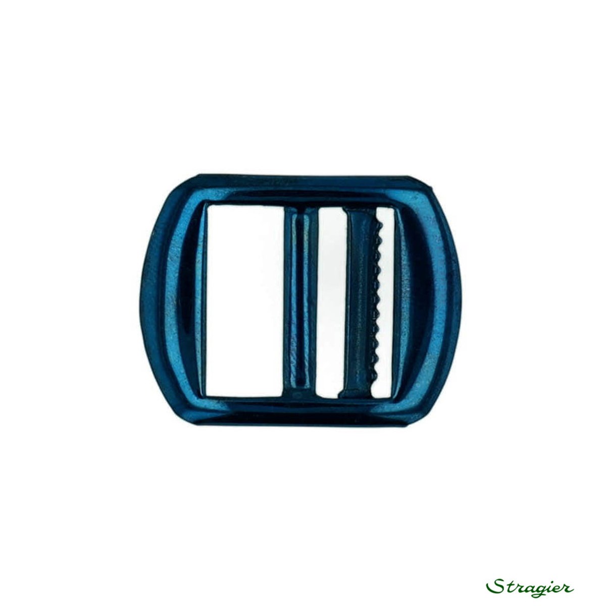 Metal Buckle - Gilet - Bleu métallisé - 20 mm