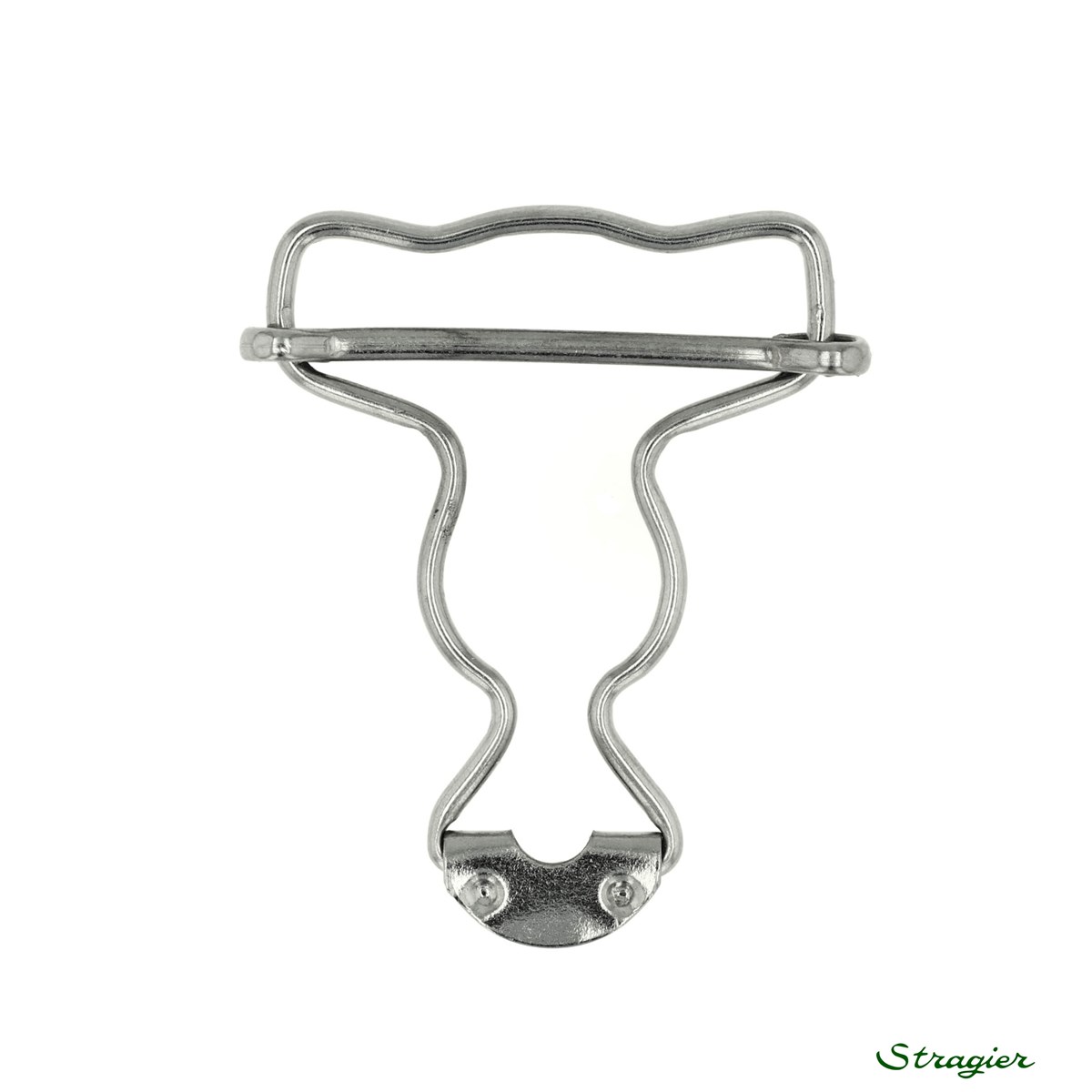 Pendeloque Métal - Salopette - Argenté - 35 mm