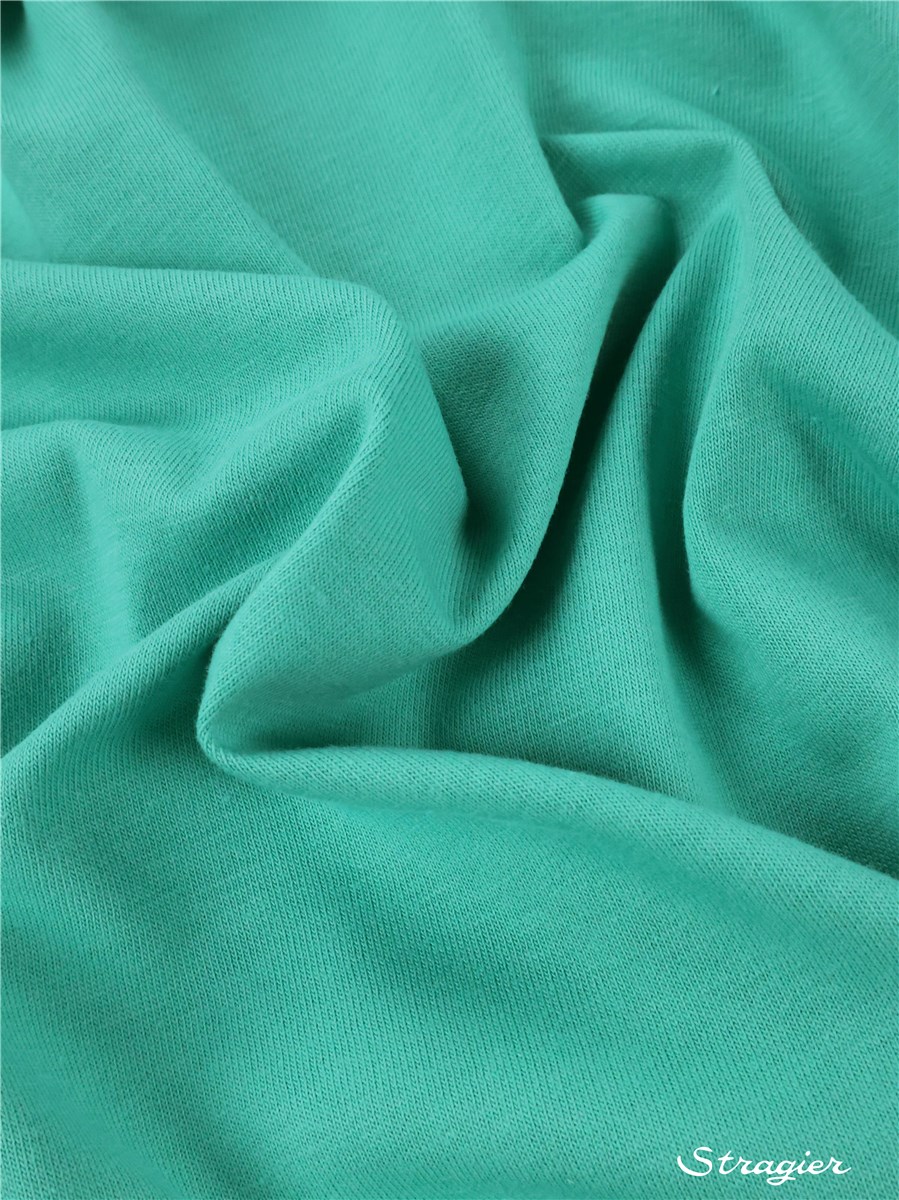 Jersey pur Coton peigné 160 gr/m² - uni - Céladon 