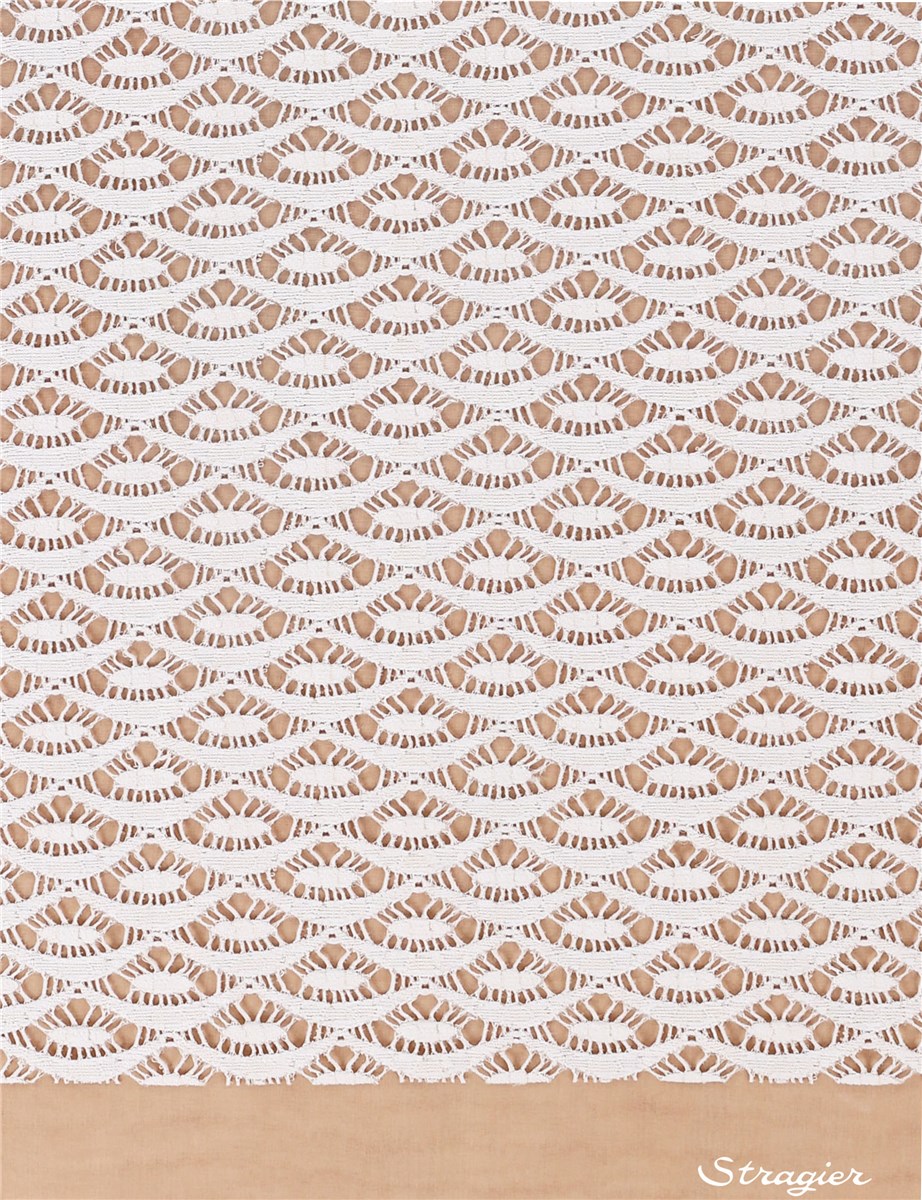 Stretch Lace - Pivetto - Stragier Ivory - 130 cm