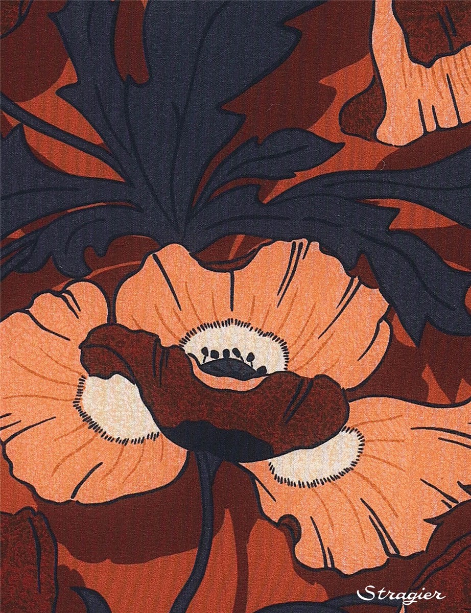 Liberty Tana Lawn - Butterfield Poppy - Cayenne 