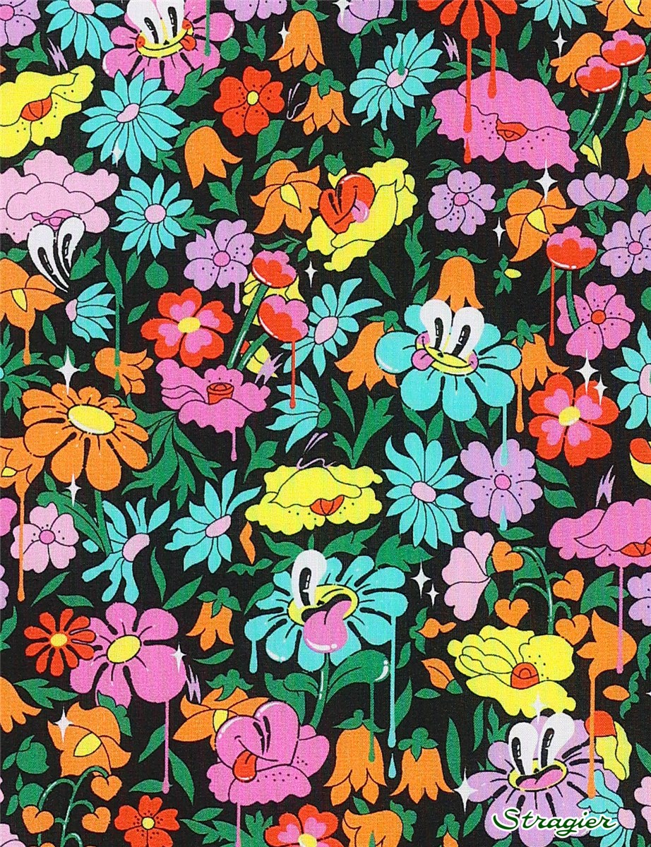 Liberty Tana Lawn - Hattie Park - Multico-Noir