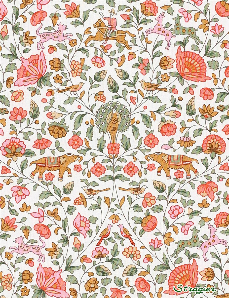 Liberty Tana Lawn - Imran - Miel Tilleul