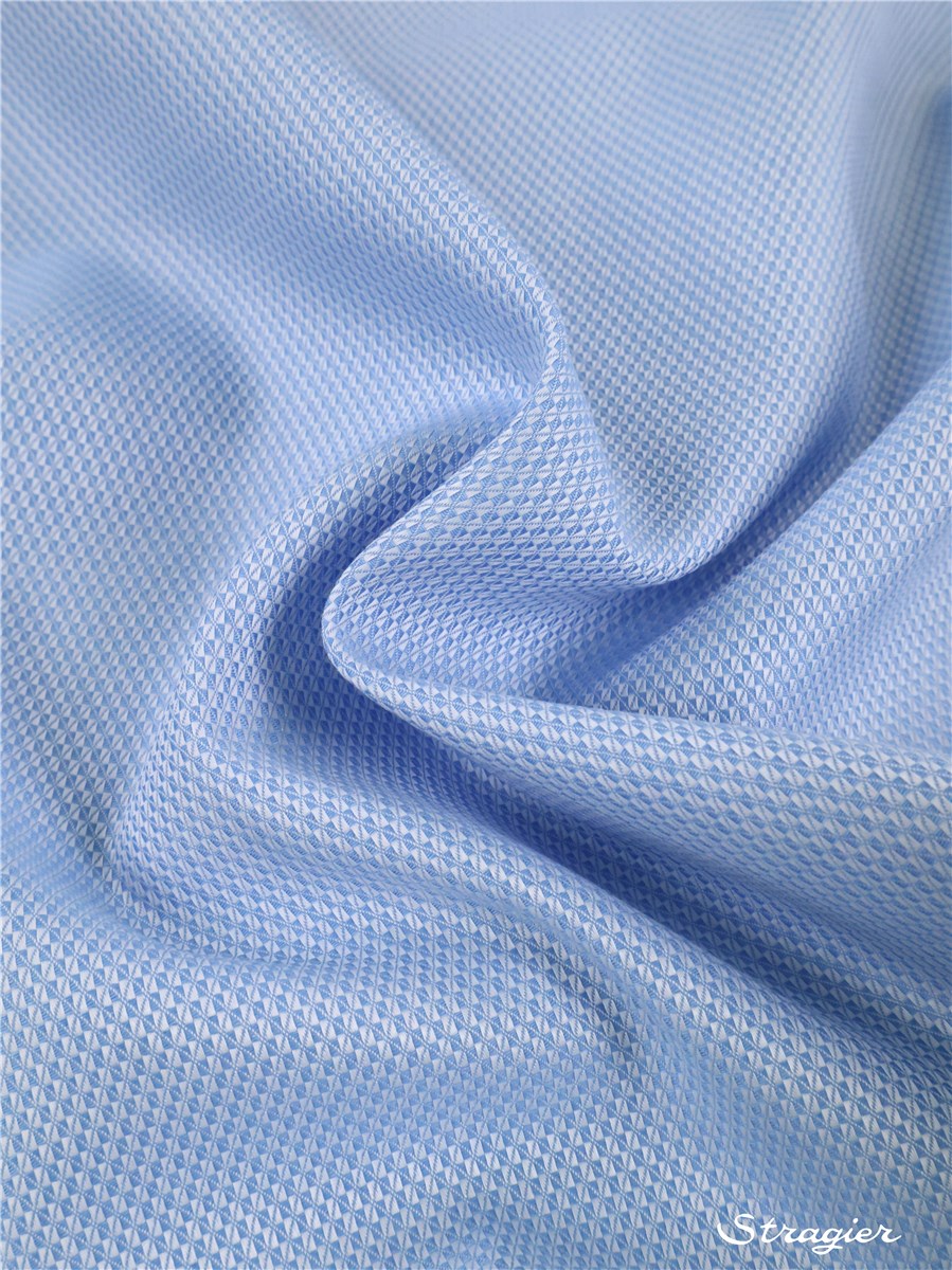 Pure Cotton - mini Weave - Caviar - Bleu Azur