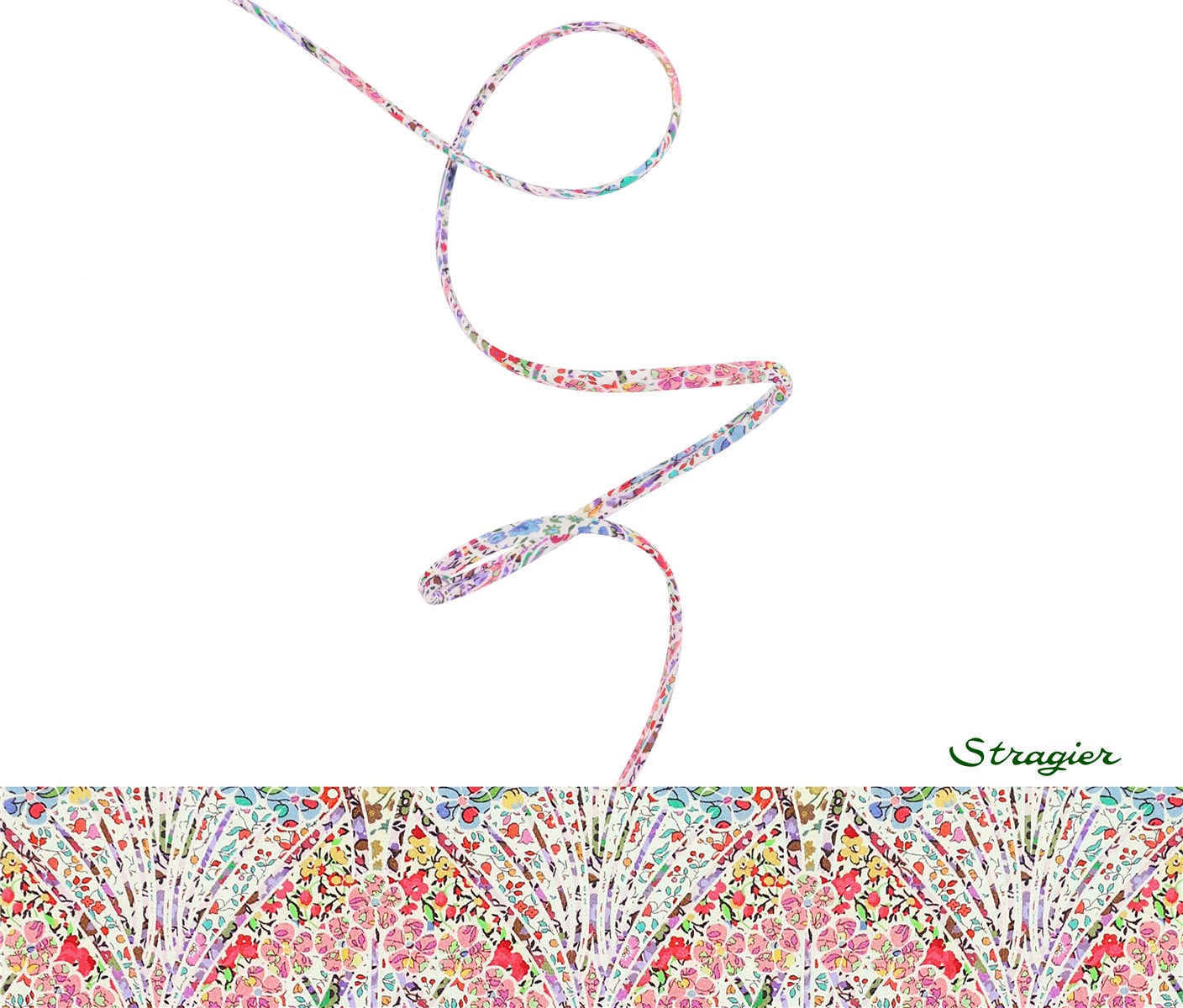 Cordon Liberty - Ianthe Blossom - Multicolore - 4 mm