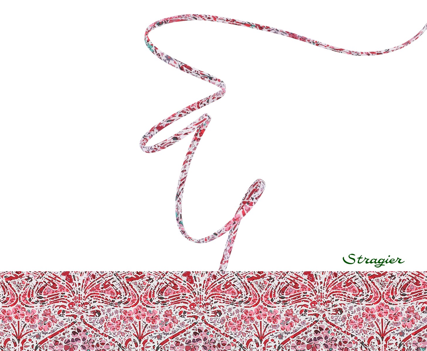 Cordon Liberty - Ianthe Blossom - Framboise - 4 mm