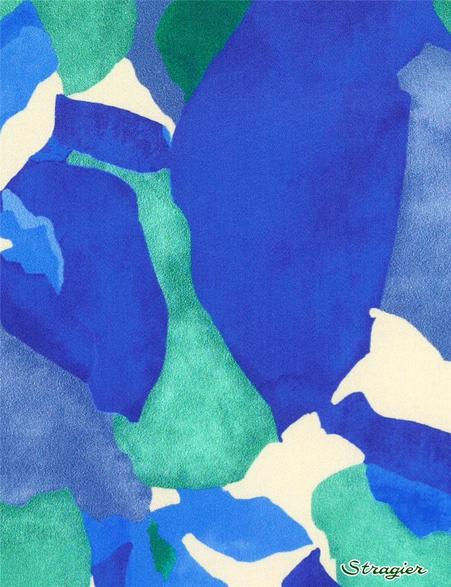 Pur Coton - Soyeux - UNE - Gauguin - Azurite 