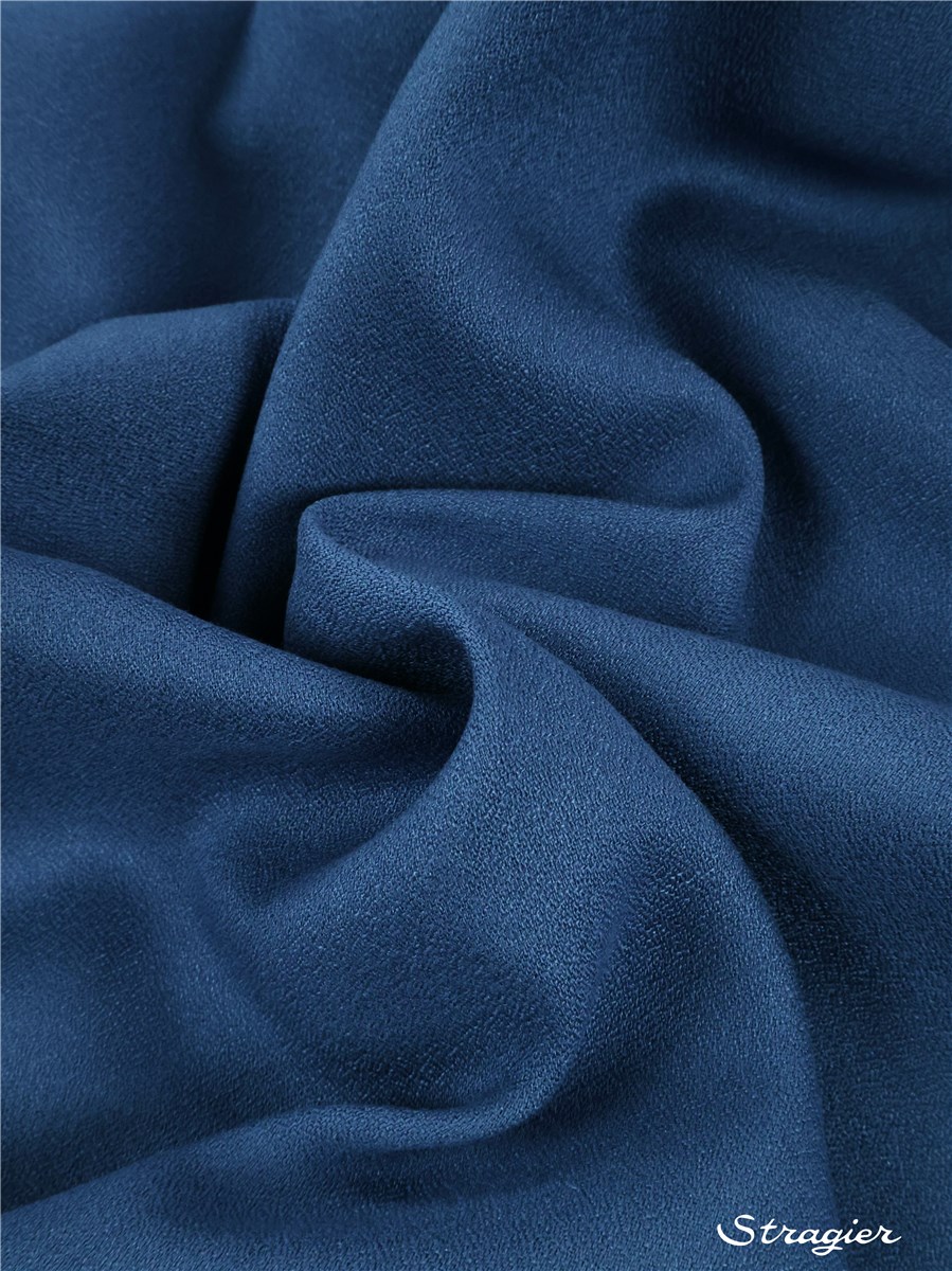 Crêpe Viscose Soft - uni - Indigo 