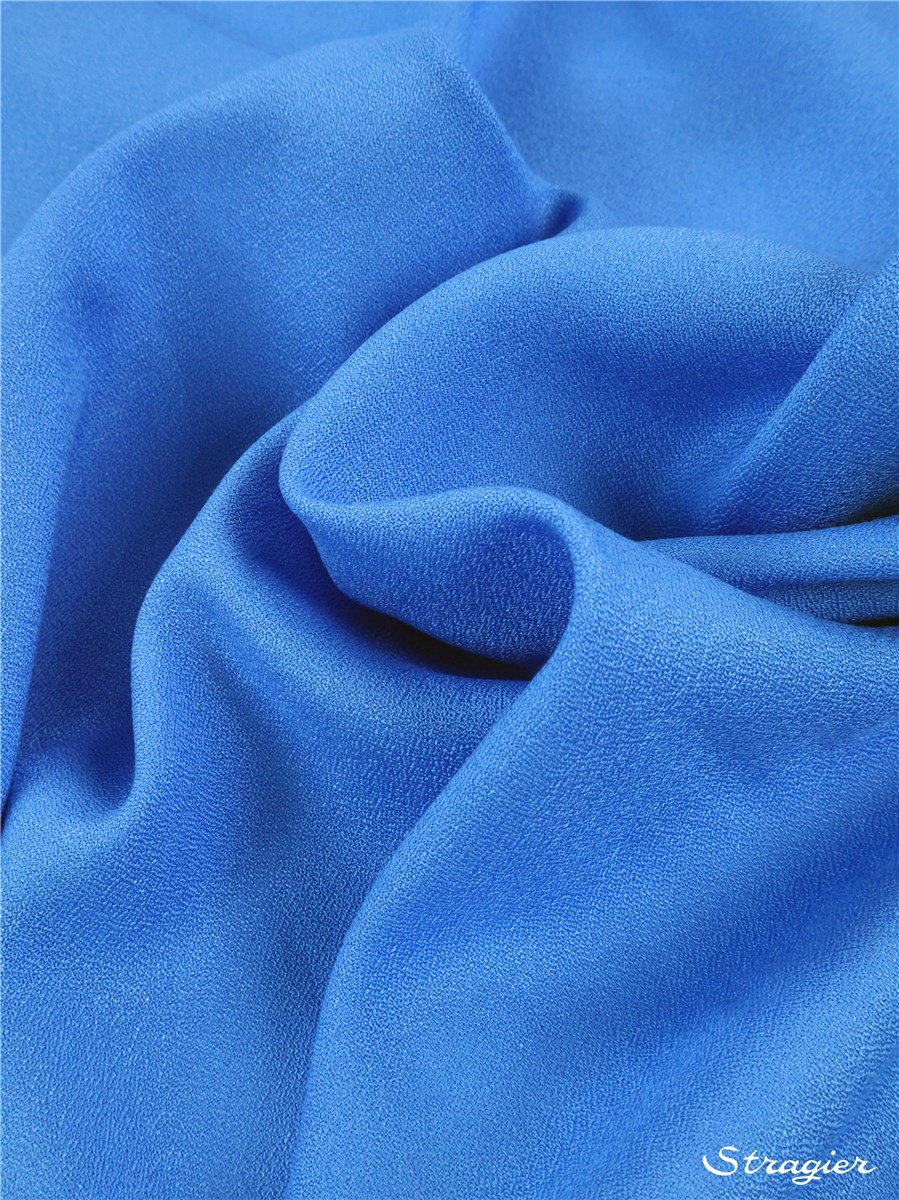 Crêpe Viscose Soft - uni - Bleu Optimiste