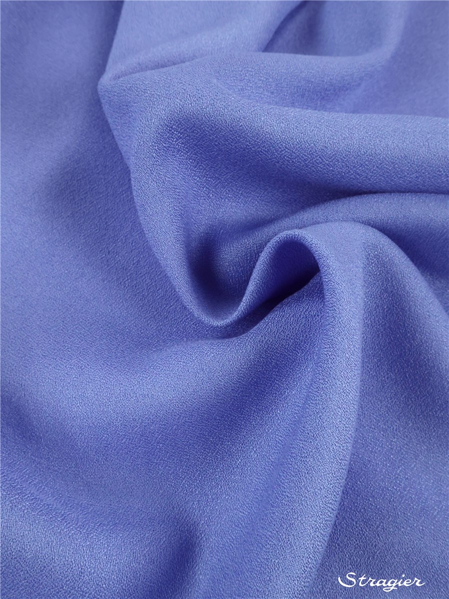 Crêpe Viscose Soft - uni - Bleu Lavande 