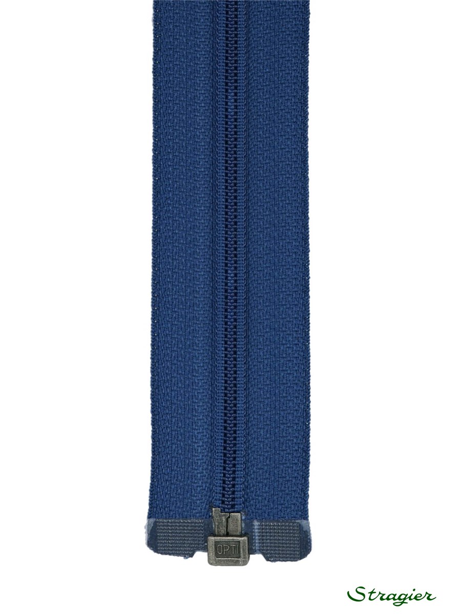 Spiral Zip - 6mm - Open End - Bleu foncé - 70 cm