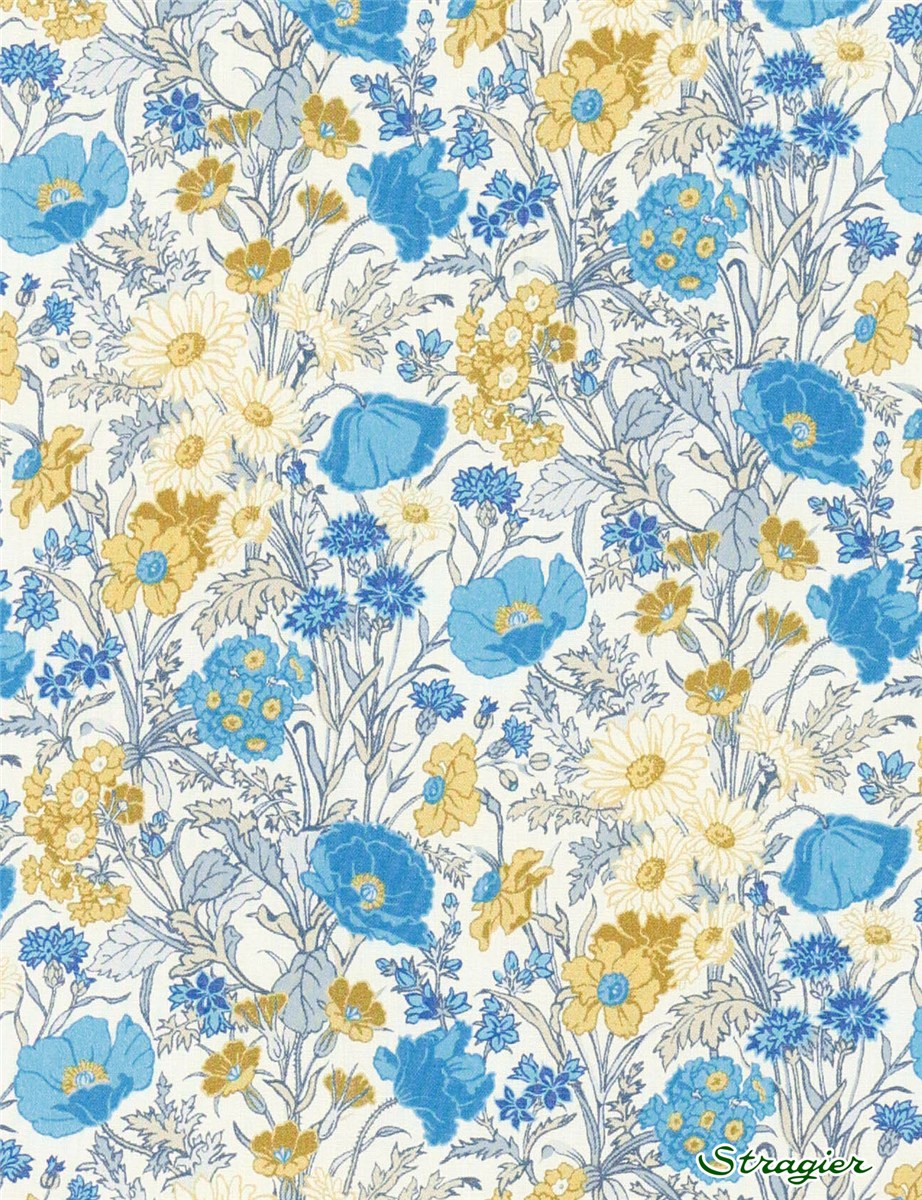 Liberty Tana Lawn - Florence May - Aqua