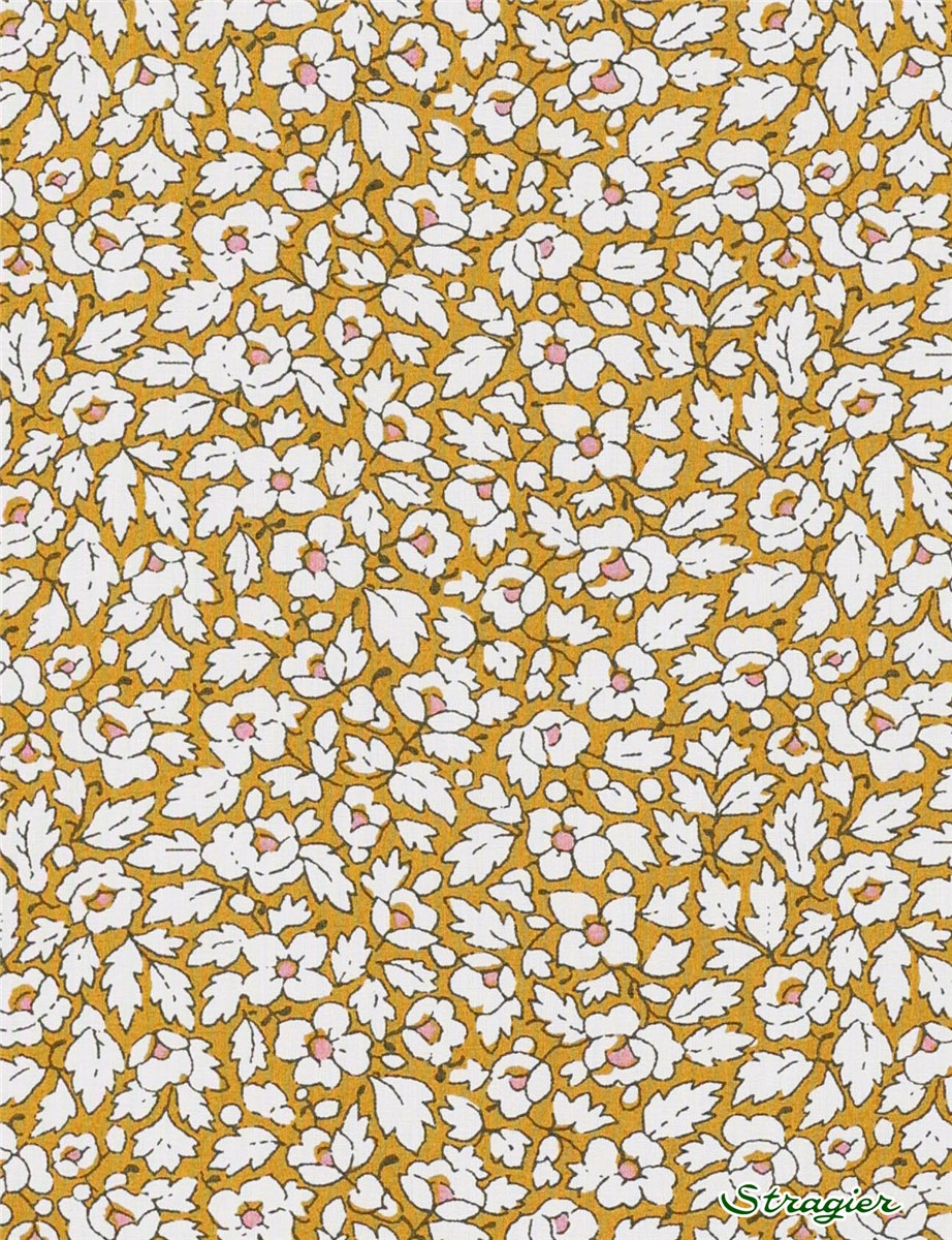 Liberty Tana Lawn - Feather Meadow - Moutarde
