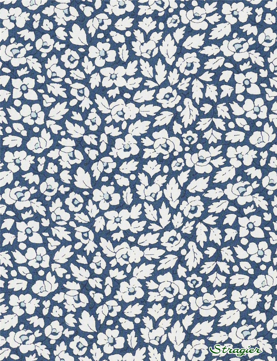 Liberty Tana Lawn - Feather Meadow - Denim
