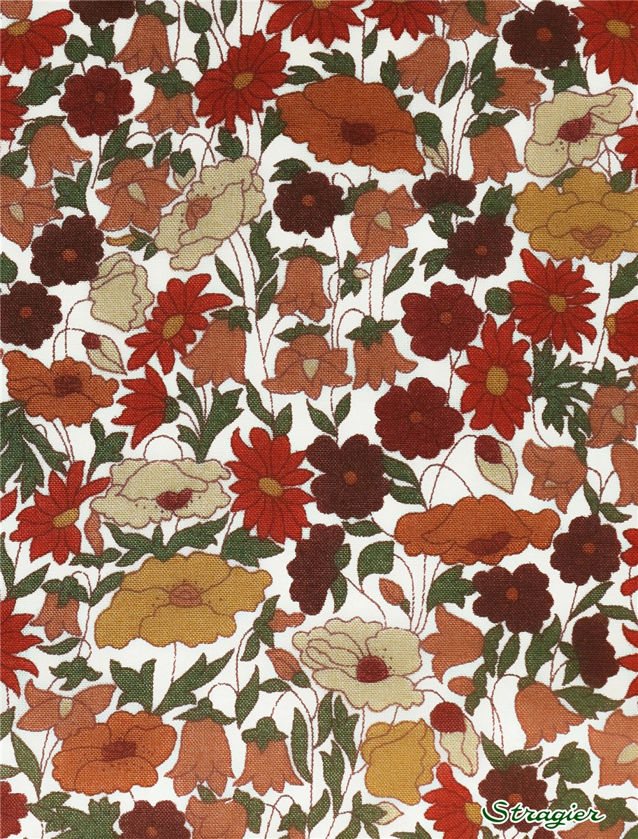 Liberty Tana Lawn - Poppy Forest - Noisette