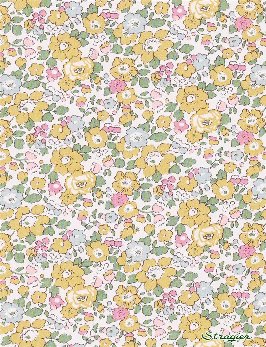 Liberty Tana Lawn - 8020 Betsy Ann - Lemon
