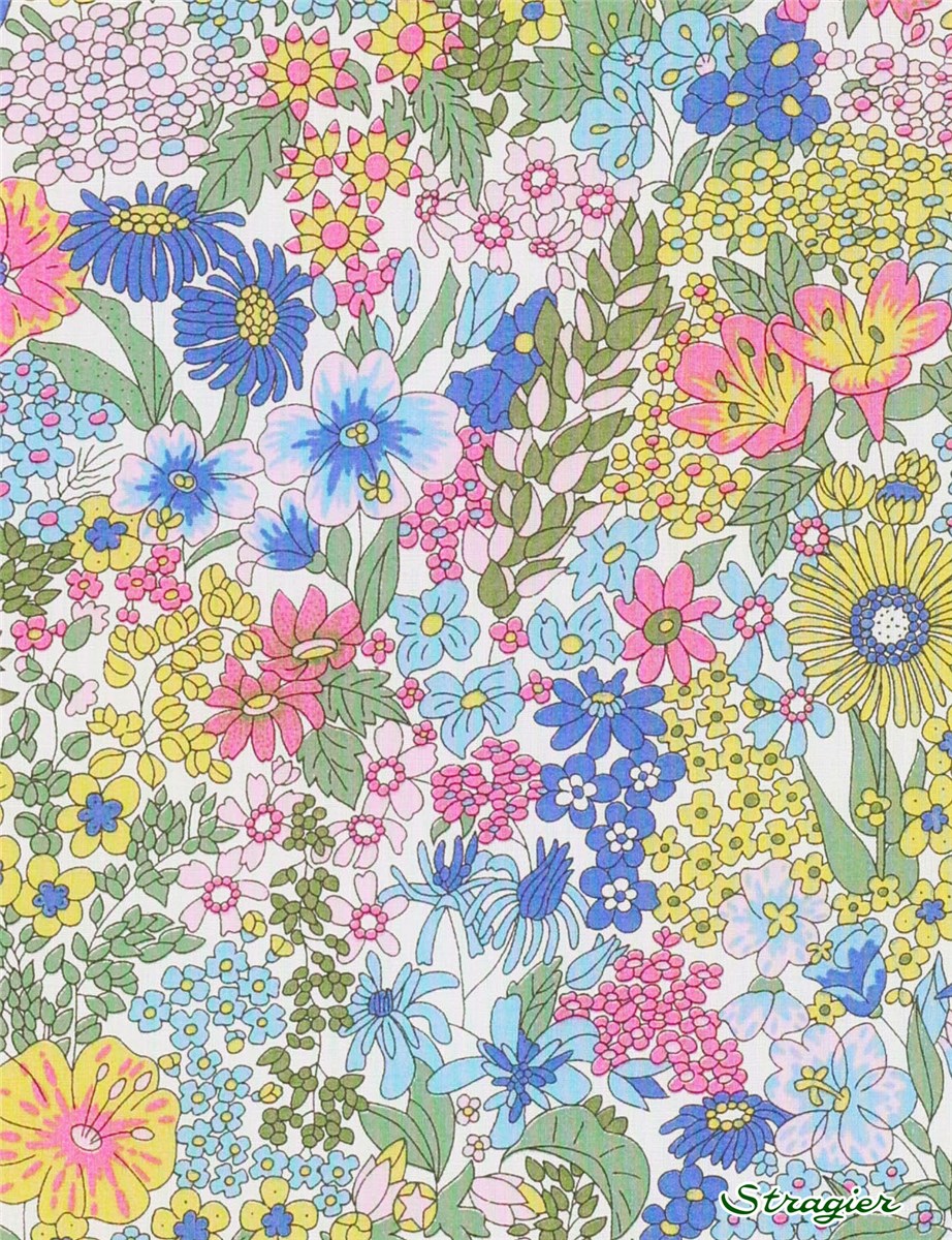 Liberty Tana Lawn - 3037 Margaret Annie - Méditerranée 