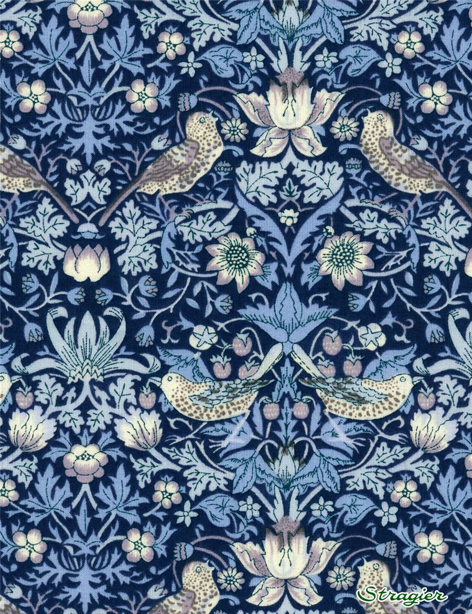 Liberty Tana Lawn - Strawberry thief - Majorelle