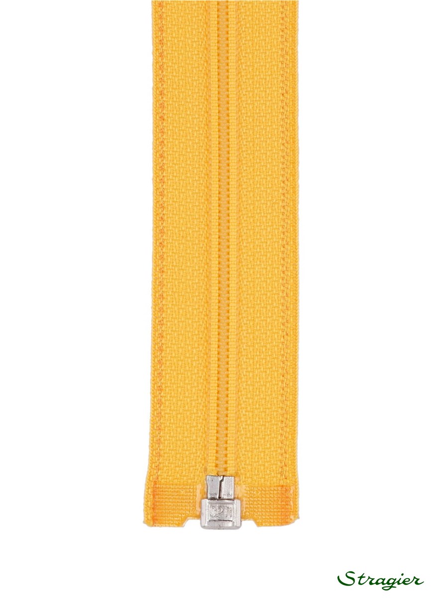 Zip - maille spirale 6mm - Séparable - Jaune Tournesol - 75 cm