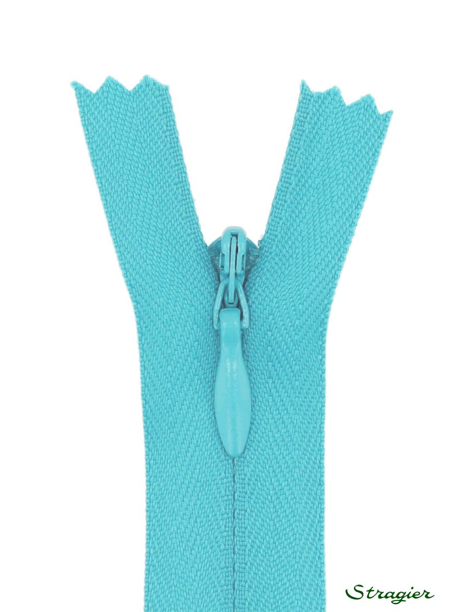 Zip Invisible - - Blue mist - 22 cm