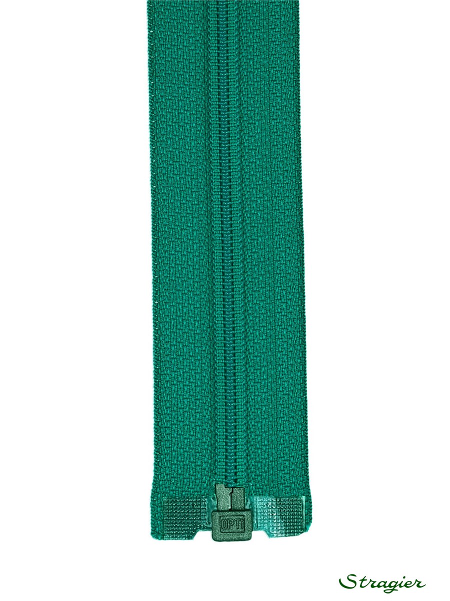 Spiral Zip - 6mm - Open End - Peacock - 65 cm