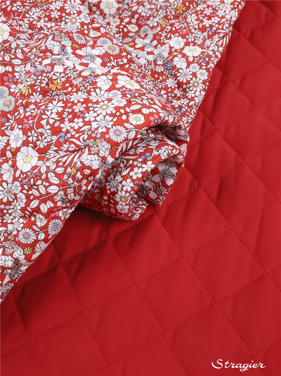 Matelassé Liberty - June's Meadow - Cerise 