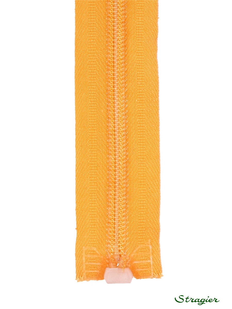 Zip - maille spirale 6mm - Séparable - Kumquat - 35 cm