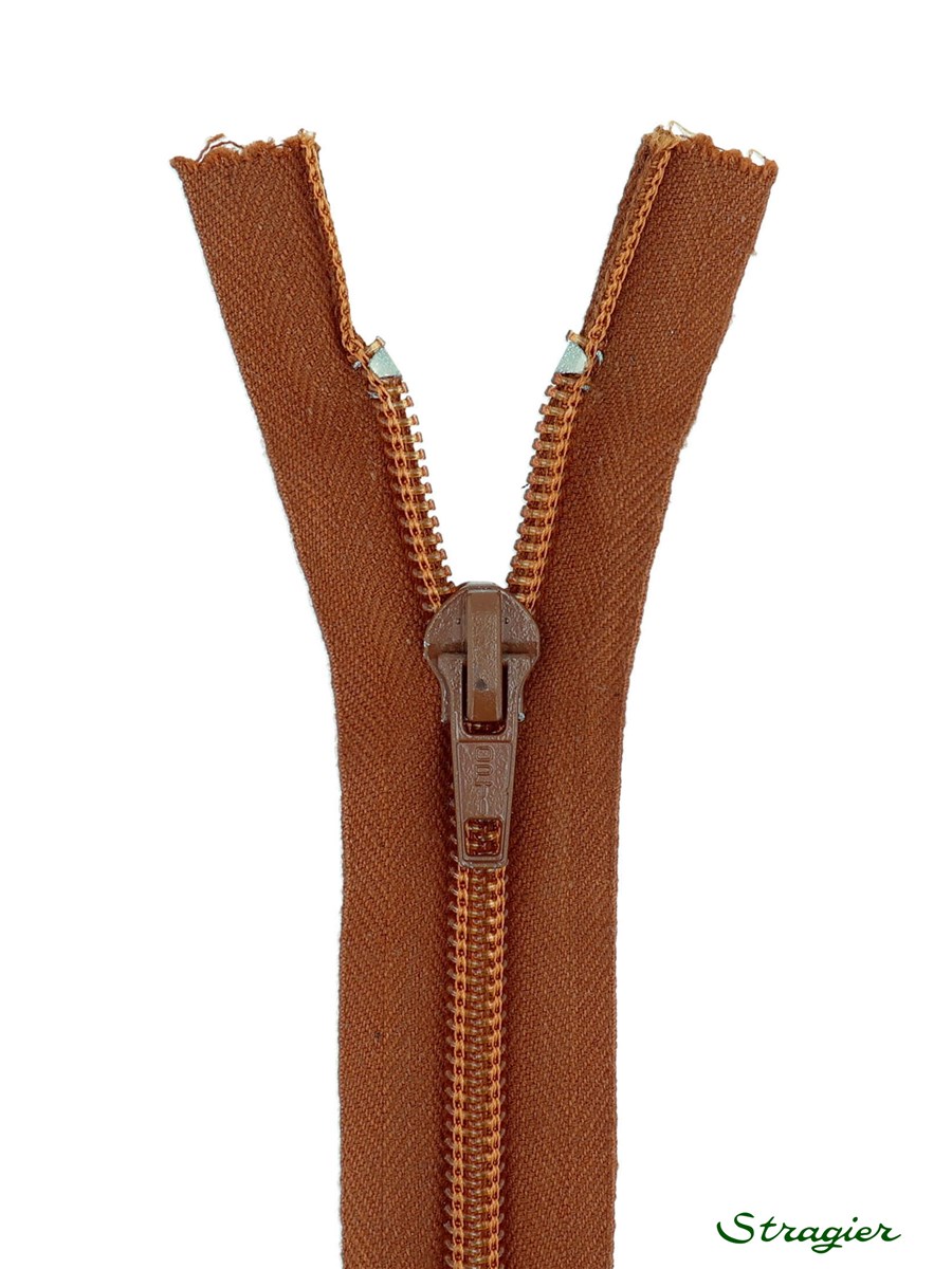 Zip - maille spirale 6mm - Séparable - Sequoïa - 40 cm