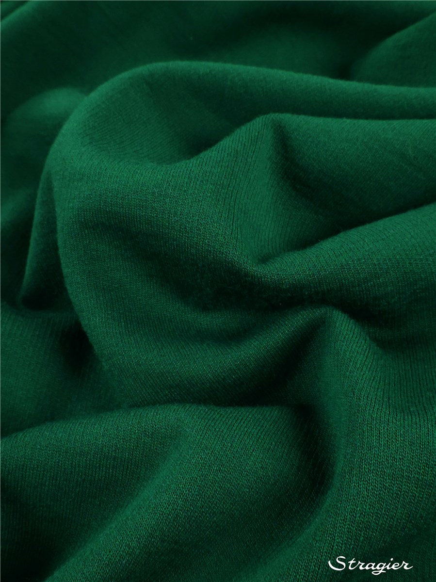 Sweatshirt de Laine - Uni - Vert Bouteille