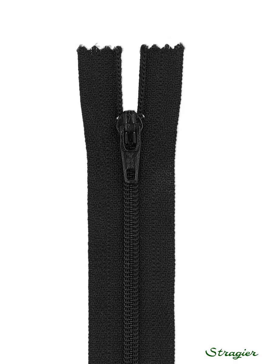Spiral Zip - 4mm - Close End - Noir - 35 cm