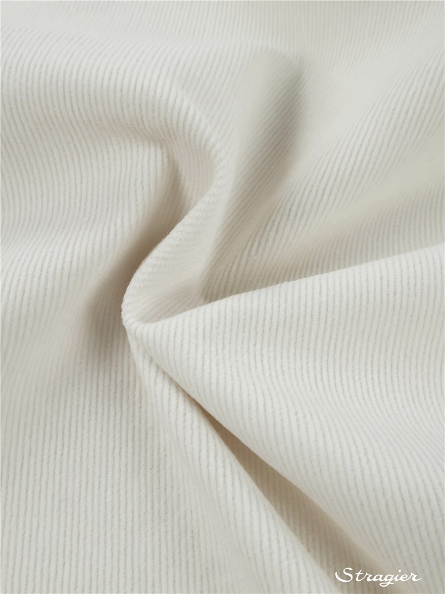Baby Cord - Stretch - 1mm Rib - Uni - Ivoire