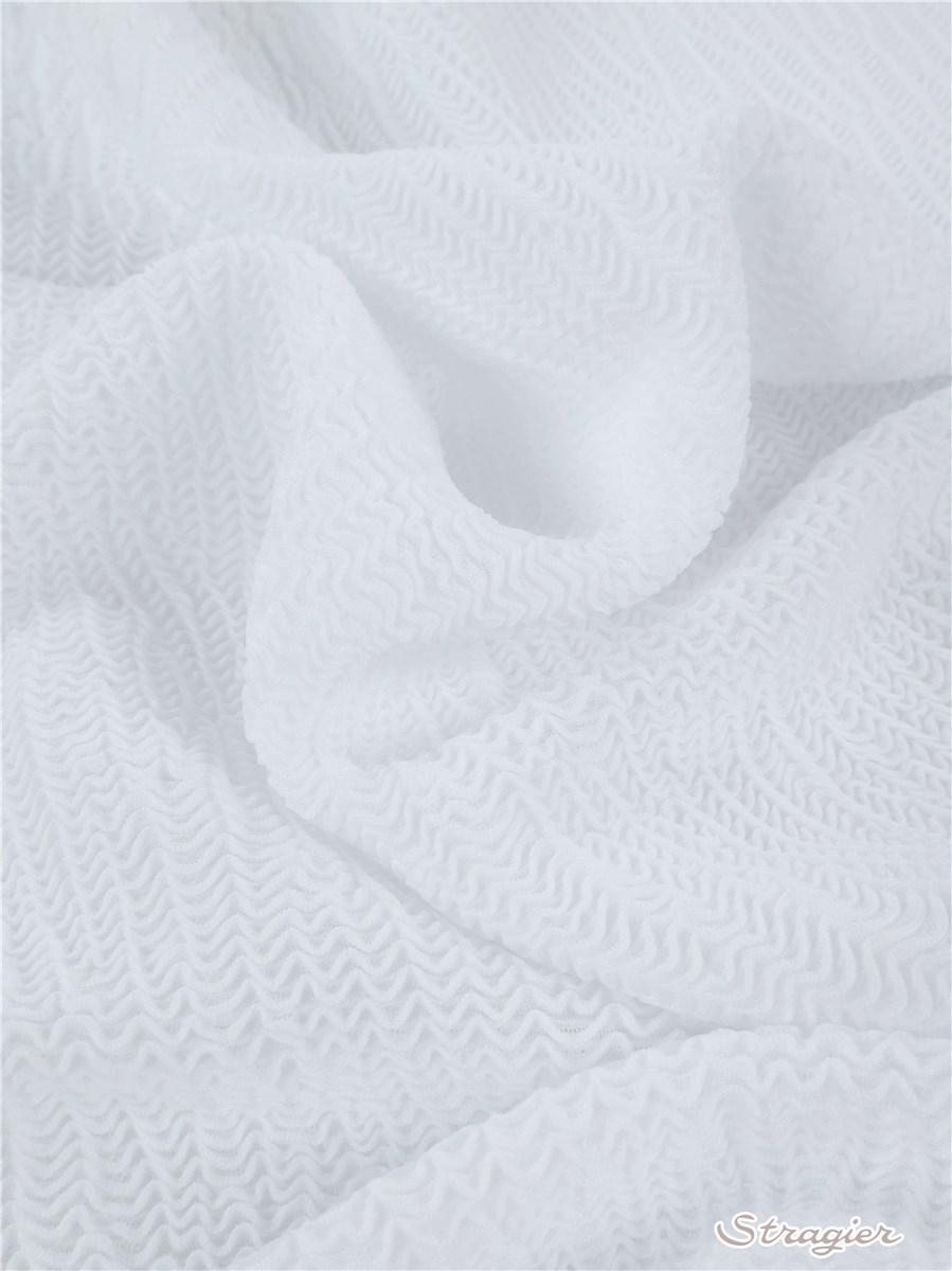 Mini-plis Ultra Stretch - Uni - Blanc 