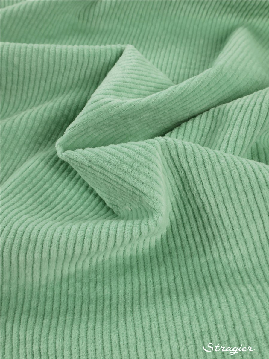 Velours côtelé Stretch - côte 4mm - Uni - Vert d'eau 