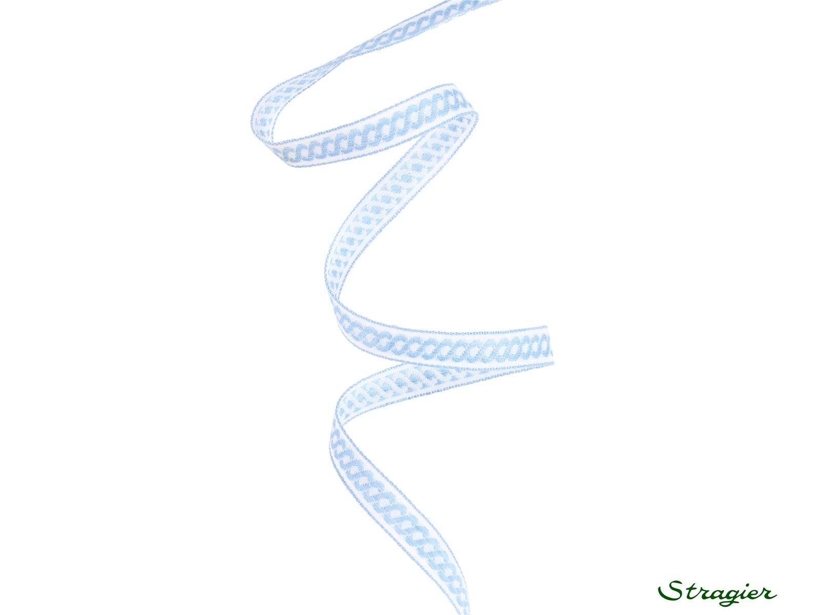Woven Ribbon - Cléo - Bleu - 10 mm